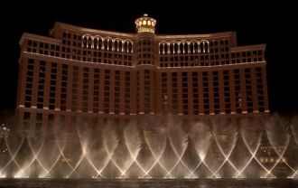 Фееричное шоу танцующего фонтана в Лас-В