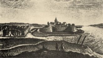 В 1328 году замок и город перешли под вл