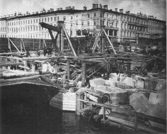 Реконструкция Аничкова моста, 1906-1908 