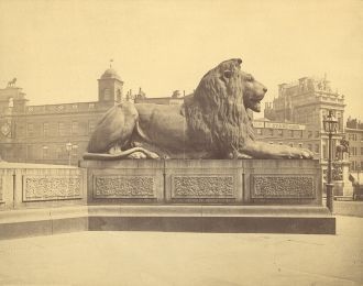 Статуя Льва, памятник Нельсона, Трафальг