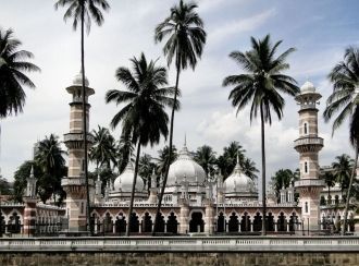 Старейшая мечеть Куала-Лумпура, до 1965 