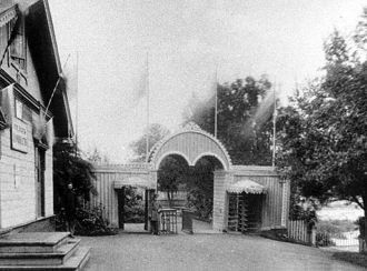 Главный вход в Зоосад, 1884