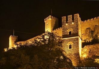 Крепость Скопье, подсветка.