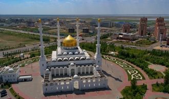 Мечеть Нур-Астана. Вид сверху