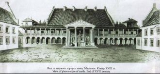Дворцовый комплекс в конце XVIII века