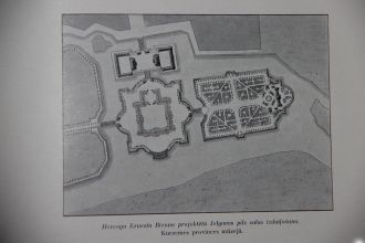 Ситуационный план Митавского дворца и па