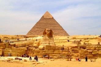 Пирамида Хефрена - вторая по величине пи