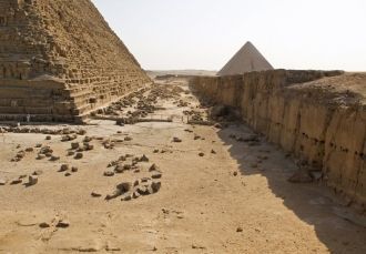 Пирамида Хефрена. Угол наклона граней со
