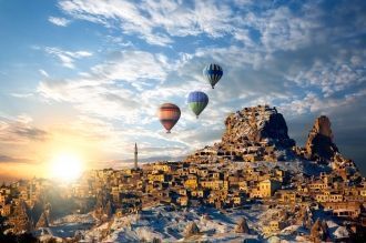 Воздушные шары над Каппадокией.