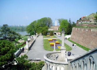 Белградска крепость, расположенная на во