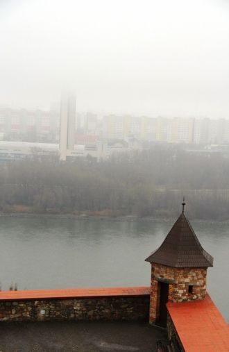 Вид со  смотровой площадки  Братиславско