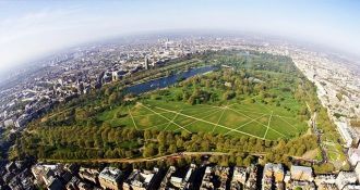 Среди знаменитых лондонских парков Гайд 