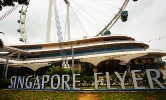 Самое большое колесо обозрения Singapore