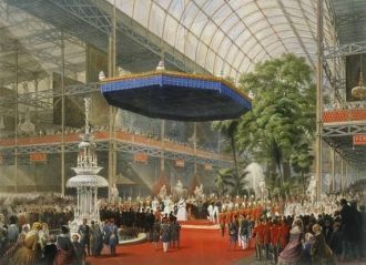 Королева Виктория на открытии выставки в