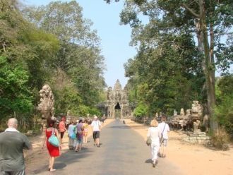 Въезд в Ангкор-Тхом