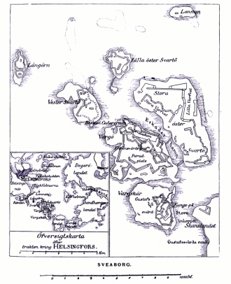 Карта крепости, 1809 год