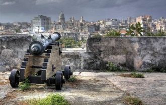 Вид на Гавану со стен крепости Ла Кабань