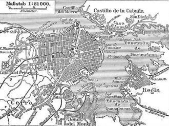 Сан-Карлос-де-ла-Каванья на карте Гаваны