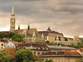 Вид на Будапешт и церковь Матьяша