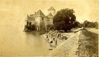 Шильонский замок. Исторический рисунок