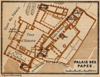 План дворца 1914 года