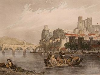 Рисунок 1850 года. Мост Сен-Бенезе