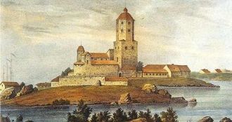Выборгский замок, 1840