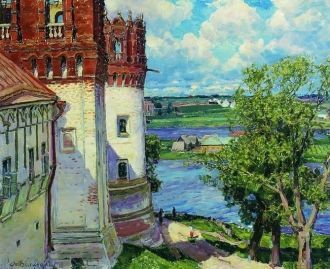 Новодевичий монастырь. Башни, 1926. Русс