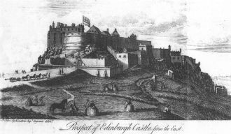 Эдинбургский замок. Историческое фото