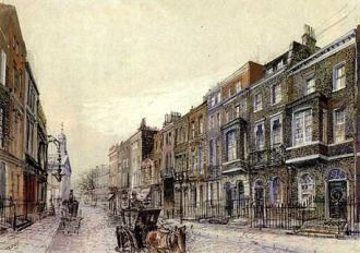 Бэйкер-Стрит. Рисунок 1880х годов.