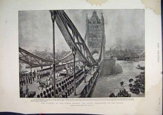 Постройка Тауэрского моста началась в 18