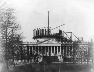 Строительство Капитолия, 1857 год. Место
