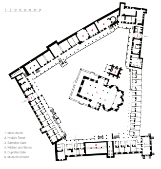 План Рильского монастыря