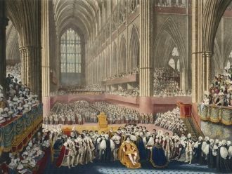 Коронация Георга IV в Вестминстерском аб