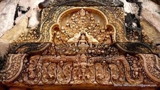 Храм Бантей Срей является камбоджийским 