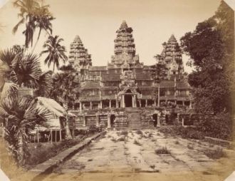 Фотография храма Ангкор-Ват, сделанная в