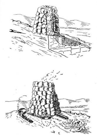 Реконструкция плавильных печей на горе Д