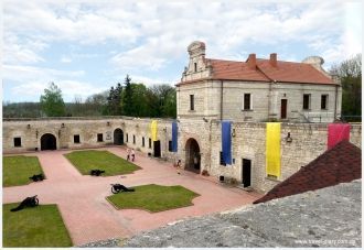 Збаражский замок

	На внутренем дворе 