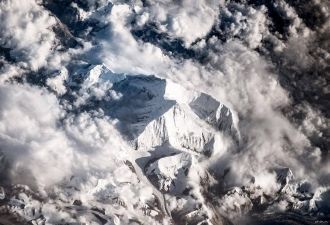 Гора Эверест. Фотография сделана космона
