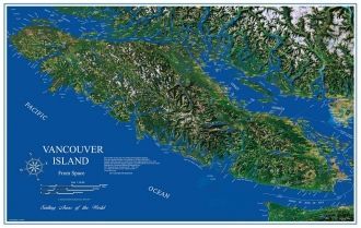 Карта острова ванкувер.