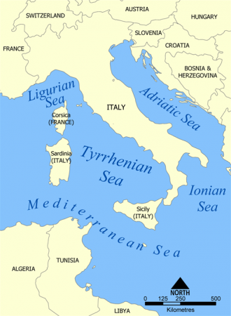 Обособленность от остального Средиземном