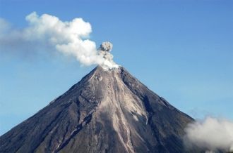 Длина основания вулкана составляет 130 к