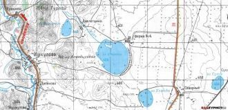 Озеро Атавды на карте