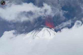 Пепел, выброшенный вулканом, достиг терр