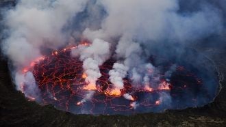 Жерло вулкана Ньирагонго.