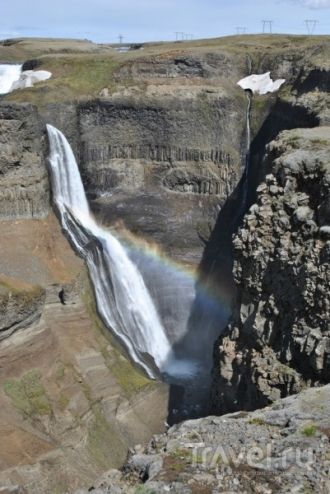 Это второй по высоте водопад в Исландии.