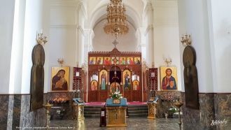 Алтарь собора Воскресения в Борисове.