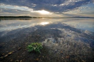 Озеро Иртяш расположено на Южном Урале в