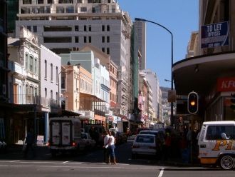 Улица Лонг в Кейптауне.