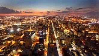 Йоханнесбург ночью